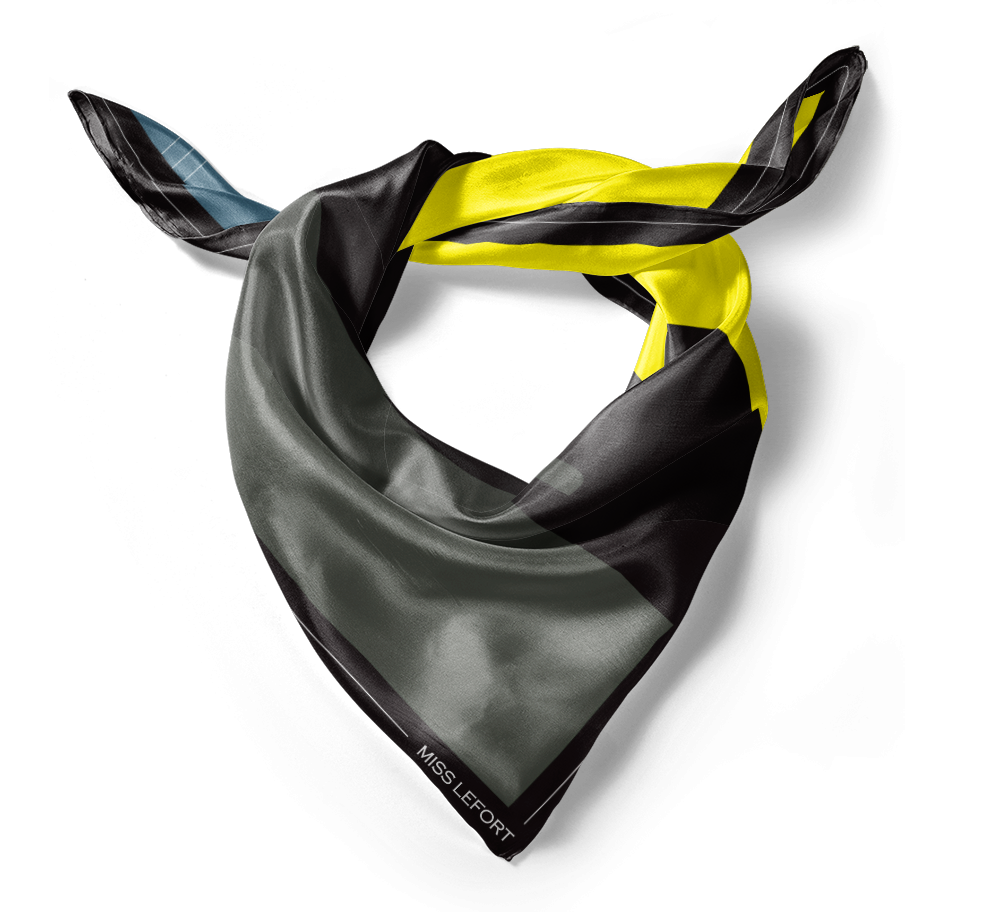 Foulard en soie "Anubis"