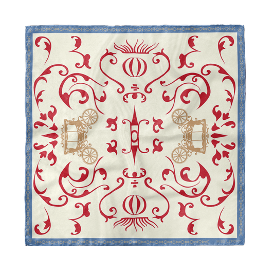 Foulard en soie "Louis IV"