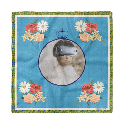 Foulard en soie "Rococo"