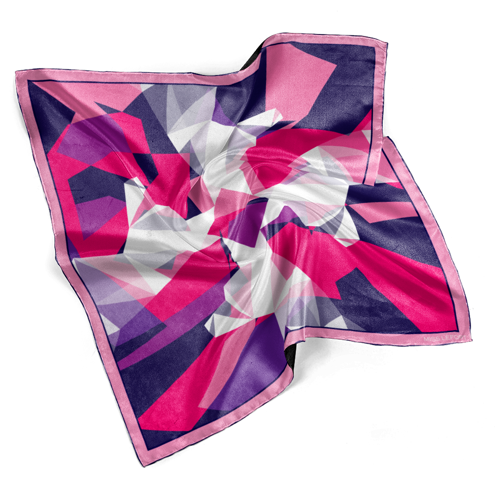 Foulard en soie "WA"